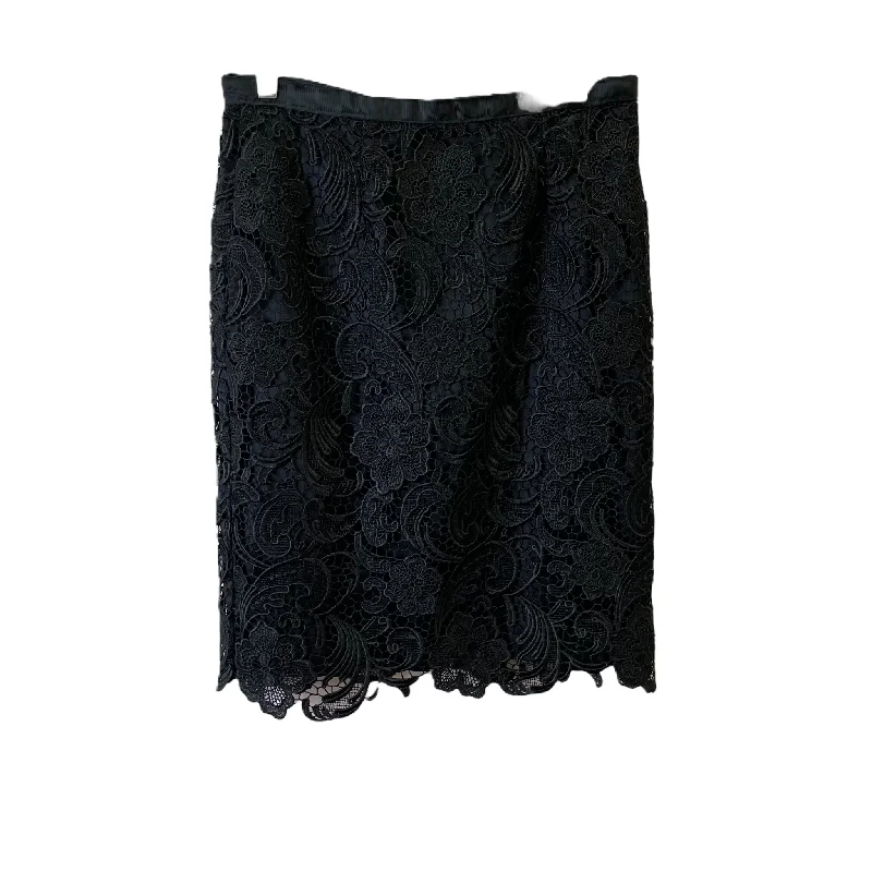 Black Skirt Mini & Short By Adrianna Papell, Size: 10