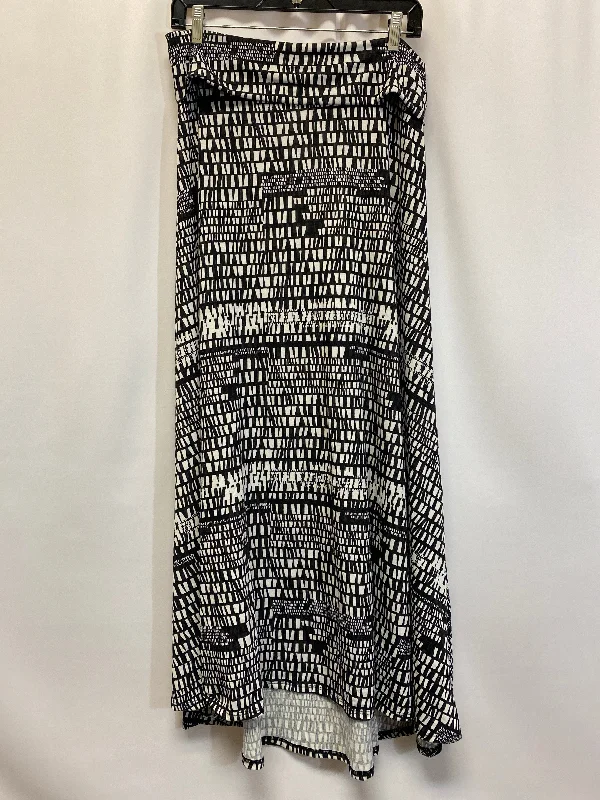 Black & White Skirt Maxi Lularoe, Size M