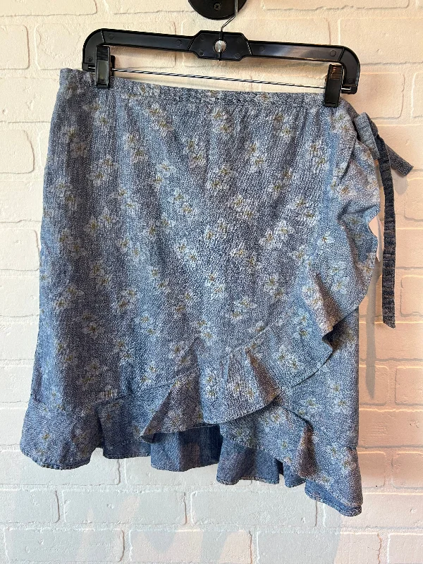 Blue Denim Skirt Mini & Short J. Crew, Size 16