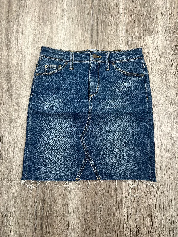 Blue Denim Skirt Mini & Short Universal Thread, Size S