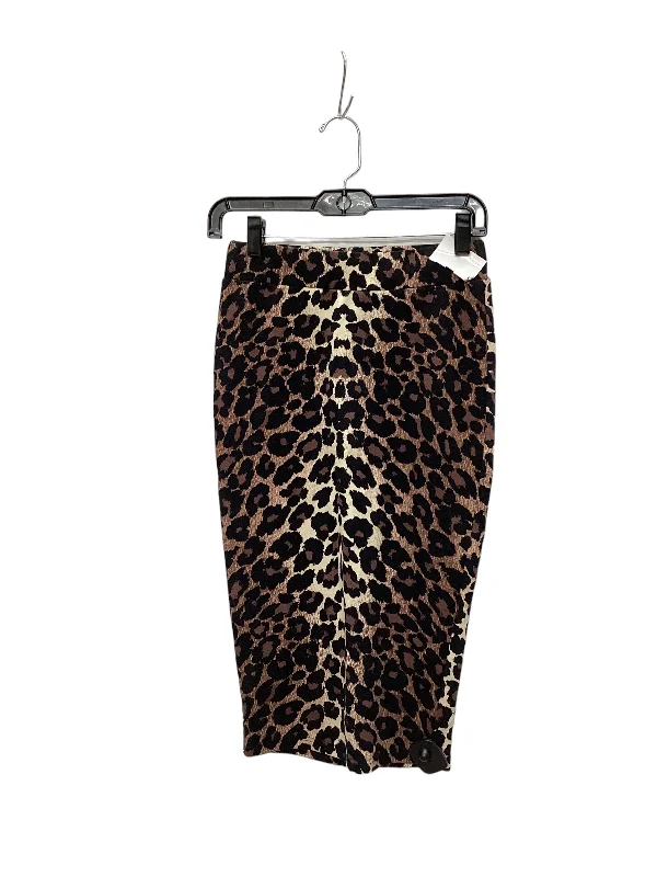 Leopard Print Skirt Midi Gianni Bini, Size S