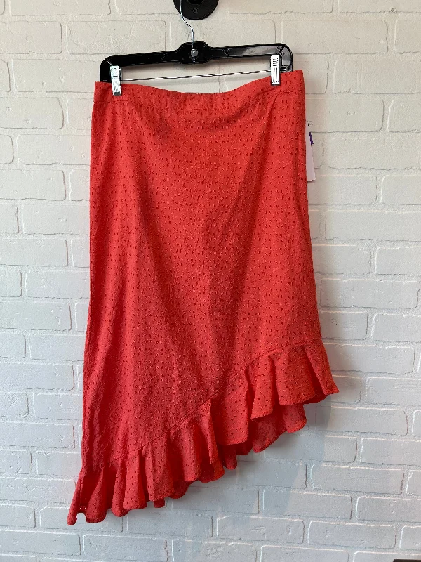 Orange Skirt Maxi J. Crew, Size M