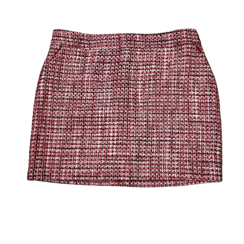 Red Pink Skirt Mini & Short By White House Black Market, Size: 14