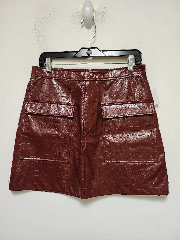 Red Skirt Mini & Short Steve Madden, Size 12