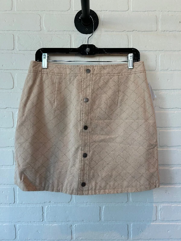 Tan Skirt Mini & Short Fate, Size 12