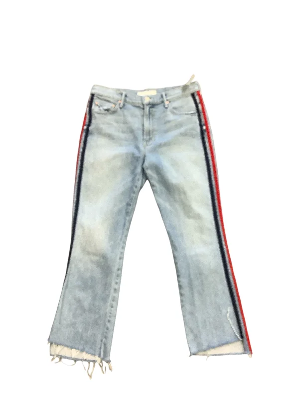 Jeans Cropped By Mother In Blue, Size: 8