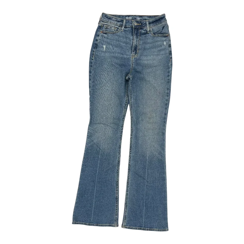 Jeans Flared By Old Navy In Blue Denim, Size:4