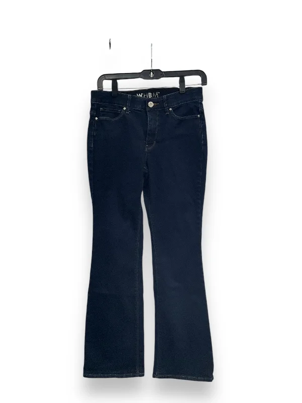 Jeans Flared By White House Black Market In Blue Denim, Size: 4