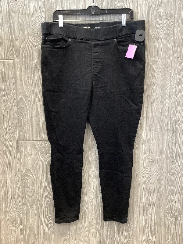 Jeans Jeggings By Levis In Black Denim, Size: 16petite