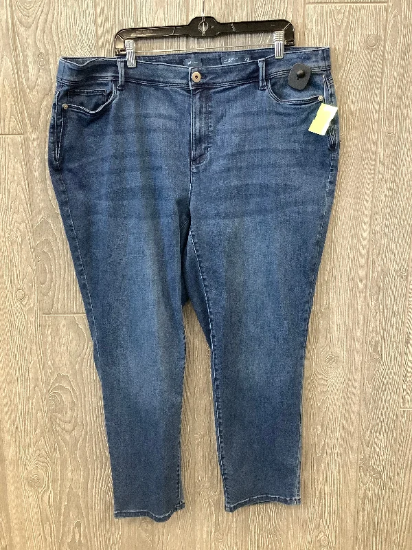 Jeans Skinny By J. Jill In Blue Denim, Size: 22