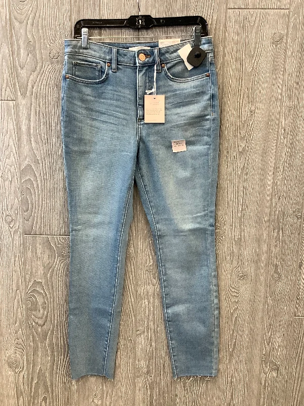 Jeans Skinny By Lc Lauren Conrad In Blue Denim, Size: 8