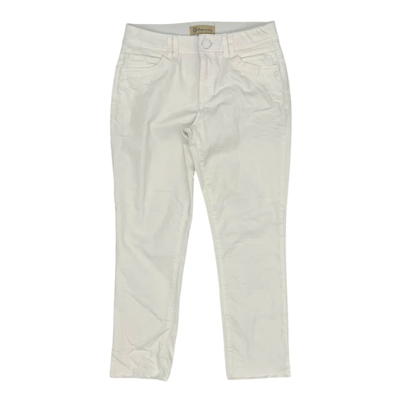 Jeans Straight By Democracy In White, Size:6