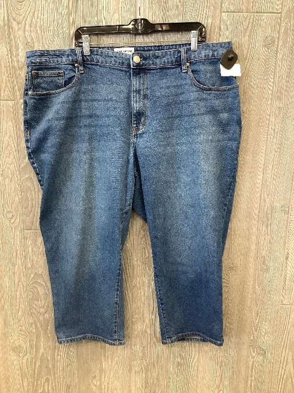 Jeans Straight By Lane Bryant In Blue Denim, Size: 22