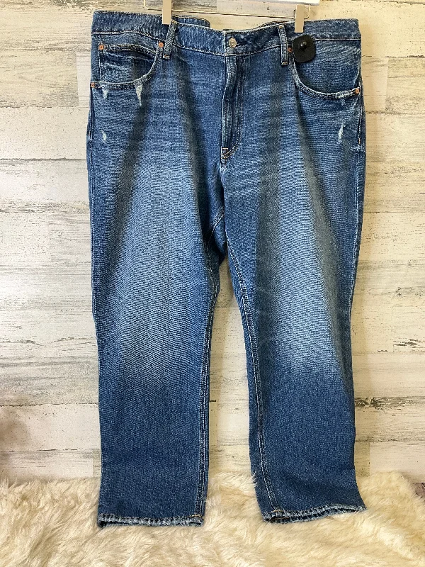 Jeans Straight By Maurices In Blue Denim, Size: 20