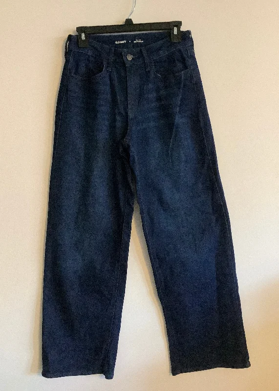 Jeans Wide Leg By Old Navy In Blue Denim, Size: 4