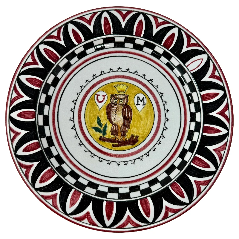 Hand Painted "Owl" Plate