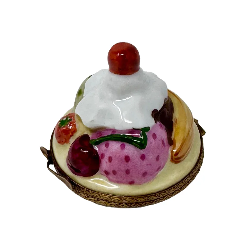 Peint Main Banana Split Trinket Box