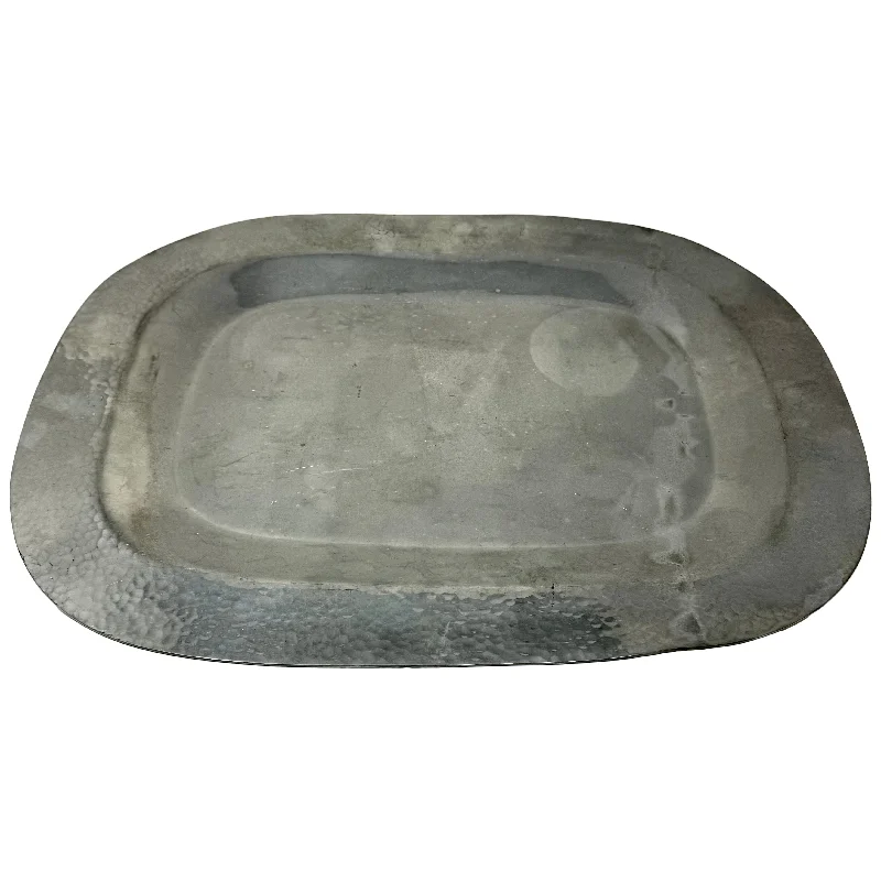 Porter Blanchard Hand Hammered Pewter Serving Tray