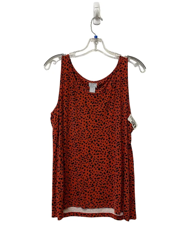 Animal Print Top Sleeveless Chicos, Size 2