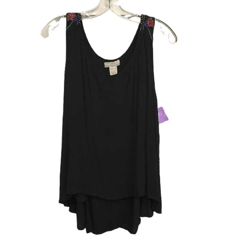 Black Top Sleeveless By World Market, Size: S