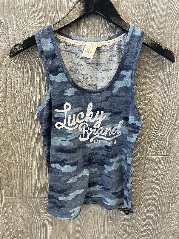 Blue Top Sleeveless Lucky Brand, Size S