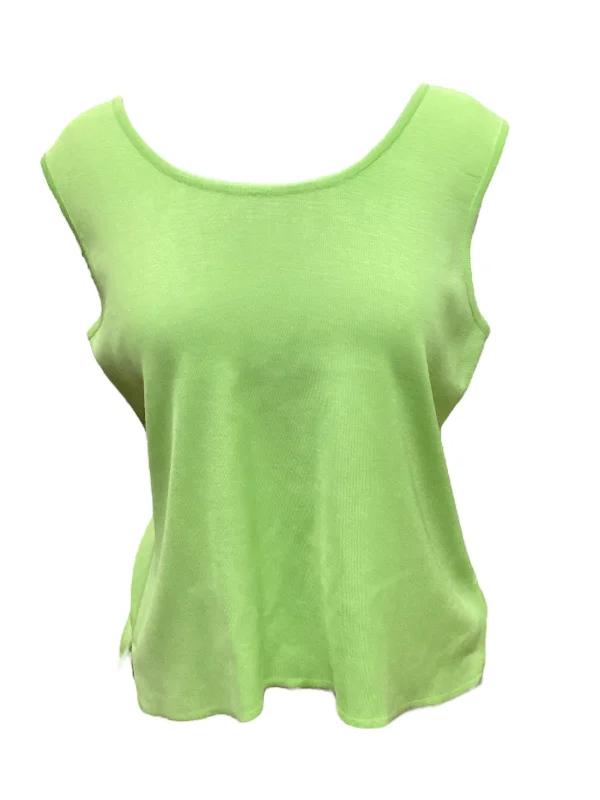 Green Top Sleeveless Ming Wang, Size Xs