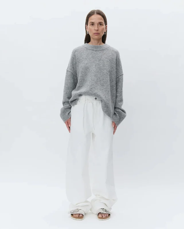 Josie Cozy Days Rd Pullover (Grey Melange)