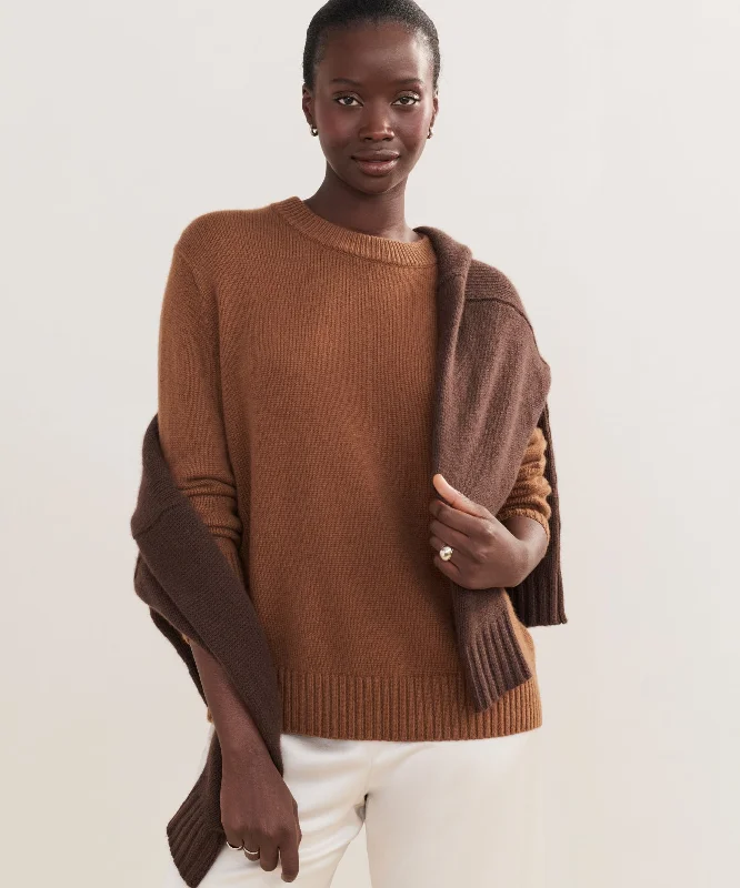 Cashmere Oversized Crewneck