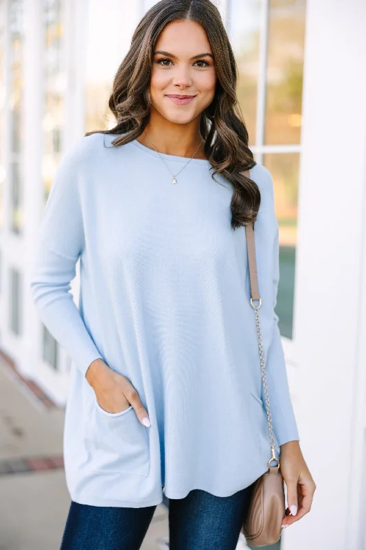 Loving My Life Light Blue Pocket Tunic