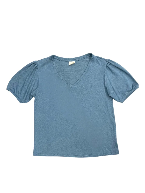 Top Short Sleeve By Mod Ref In Blue, Size: L