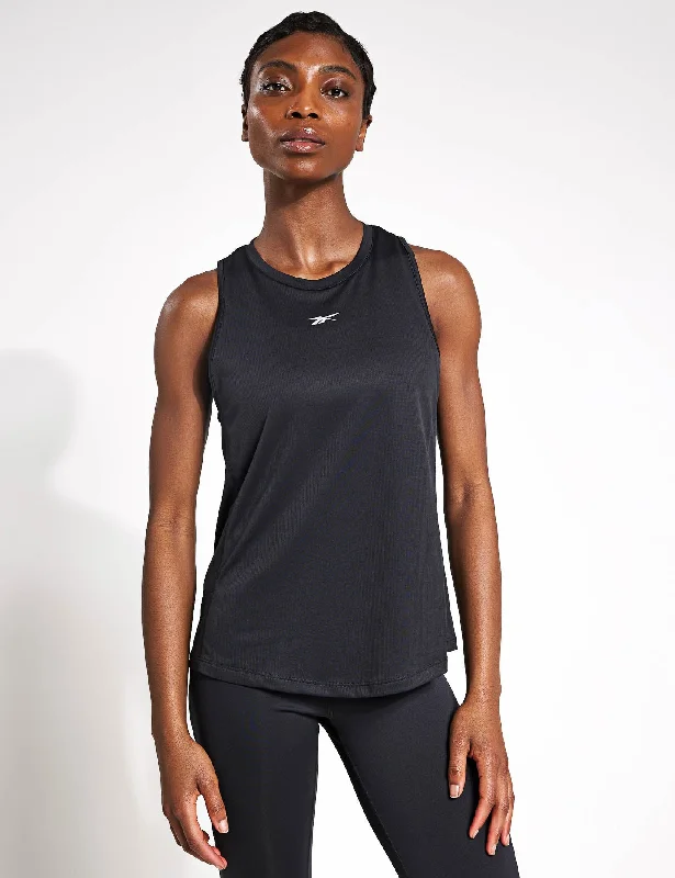 Running Speedwick Tank Top - Night Black