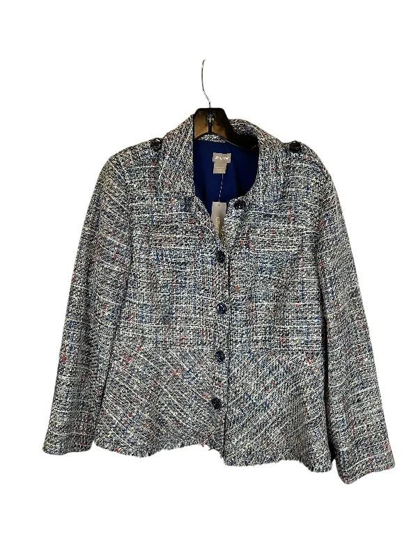 Blazer By Chicos In Blue, Size: M