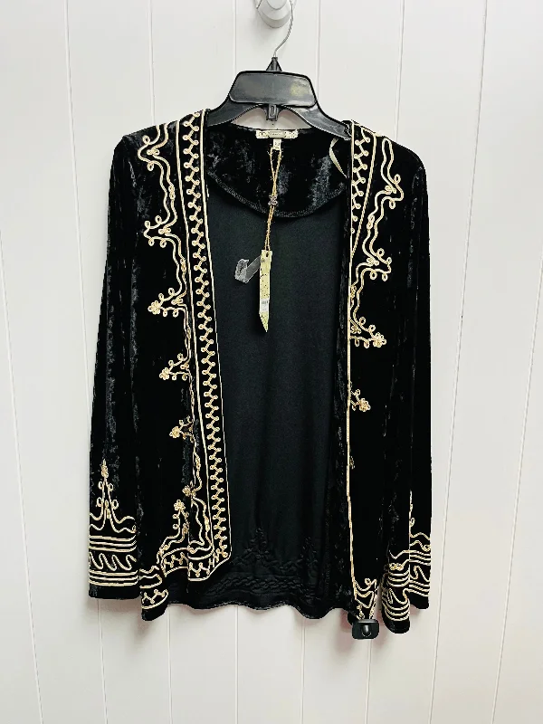 Blazer By GIMMICKS - In Black & Gold, Size: Xs