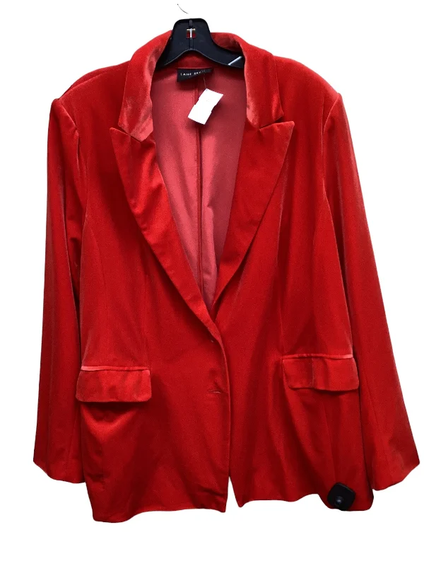 Blazer By Lane Bryant In Red, Size: 2x