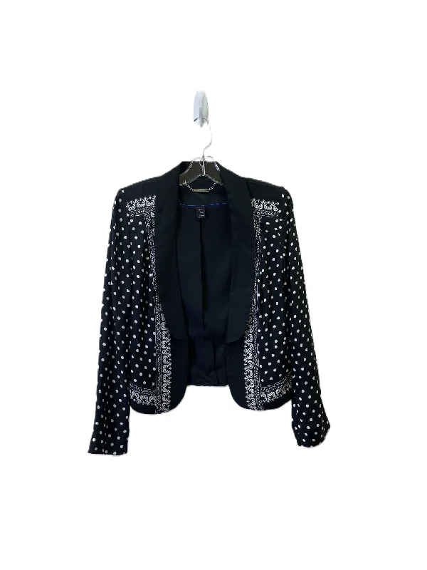 BLAZER WHITE HOUSE BLACK MARKET in BLACK & WHITE, Size: M