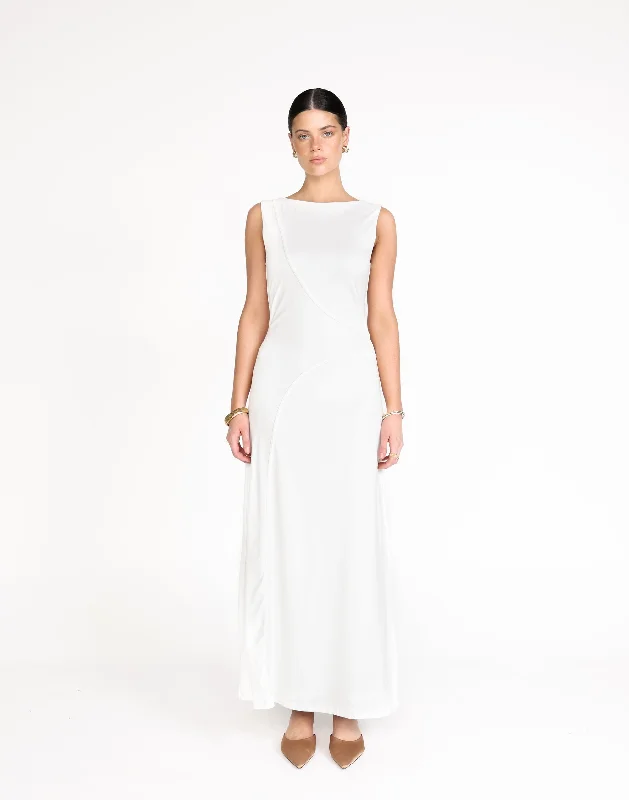 Dawn Maxi Dress (White)