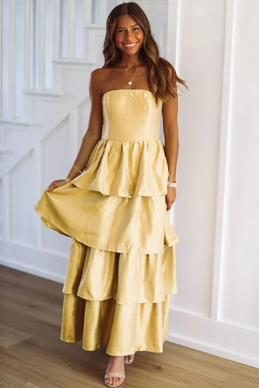 In My Styling Era Maxi Dress - Yellow