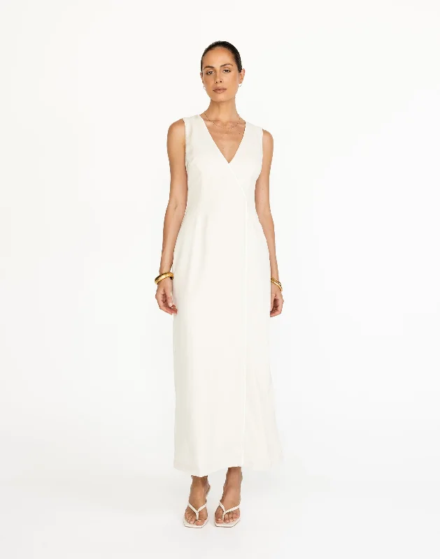 Luiza Maxi Dress (Oat)