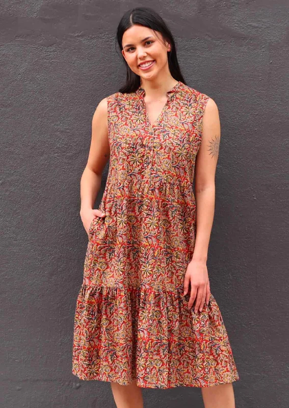 Ember Midi Dress Wild Spice