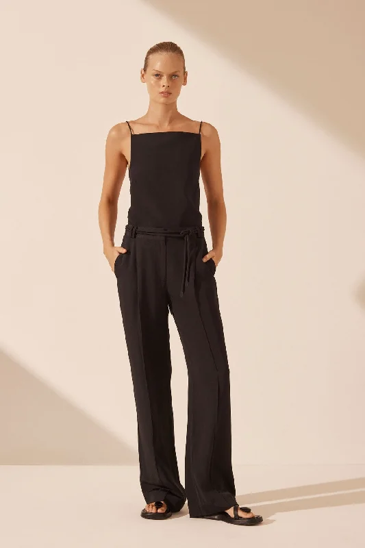 VENTO MID RISE PANT - BLACK