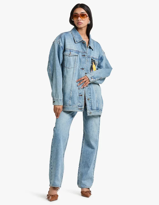 Ksubi Oversized Jacket - Babes Blue