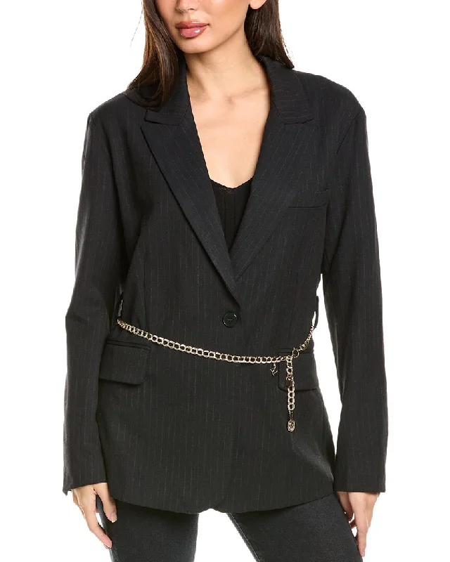 Maje Wool-Blend Suit Blazer