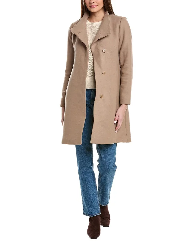 Reiss Mia Mid-Length Wool-Blend Coat