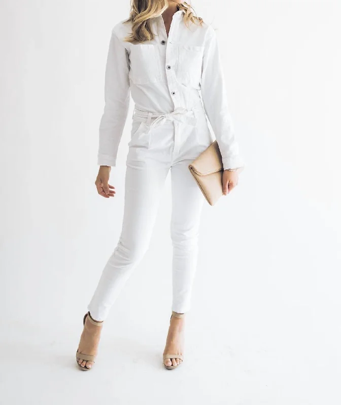 Charlotte Jumpsuit In White