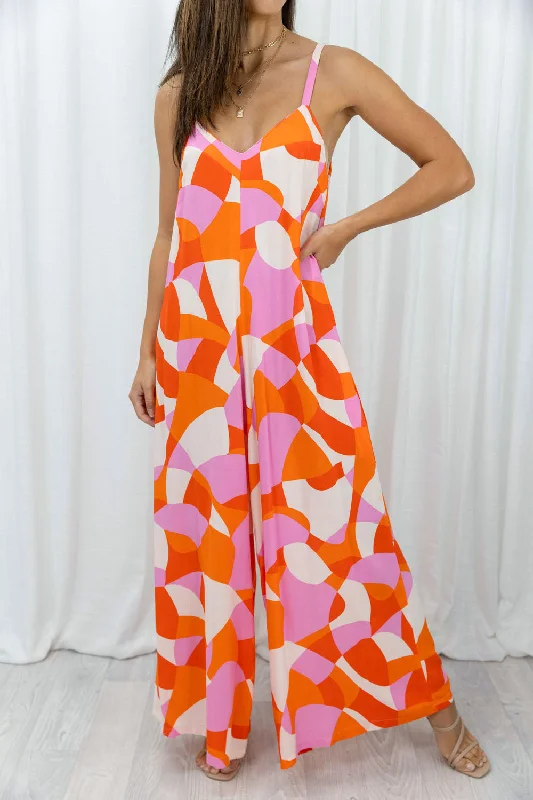 draft-Pink Orange Print