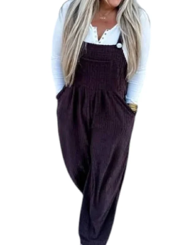 Karli Overalls In Black